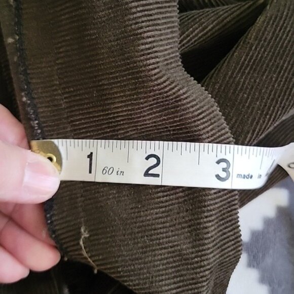 Dockers Mens Brown Pleated Front 4 Pocket Corduroy Cuffed Hem Pants 34W 31Length - Picture 6 of 10